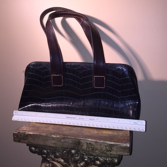 Fun mini handbag! Animal print! Brown/black - Picture 2 of 8